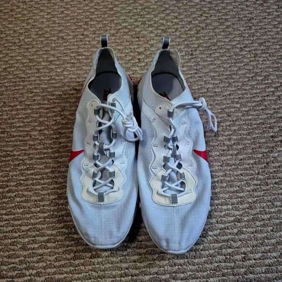 Nike React Element 55 White University Red - Picture 3 of 8